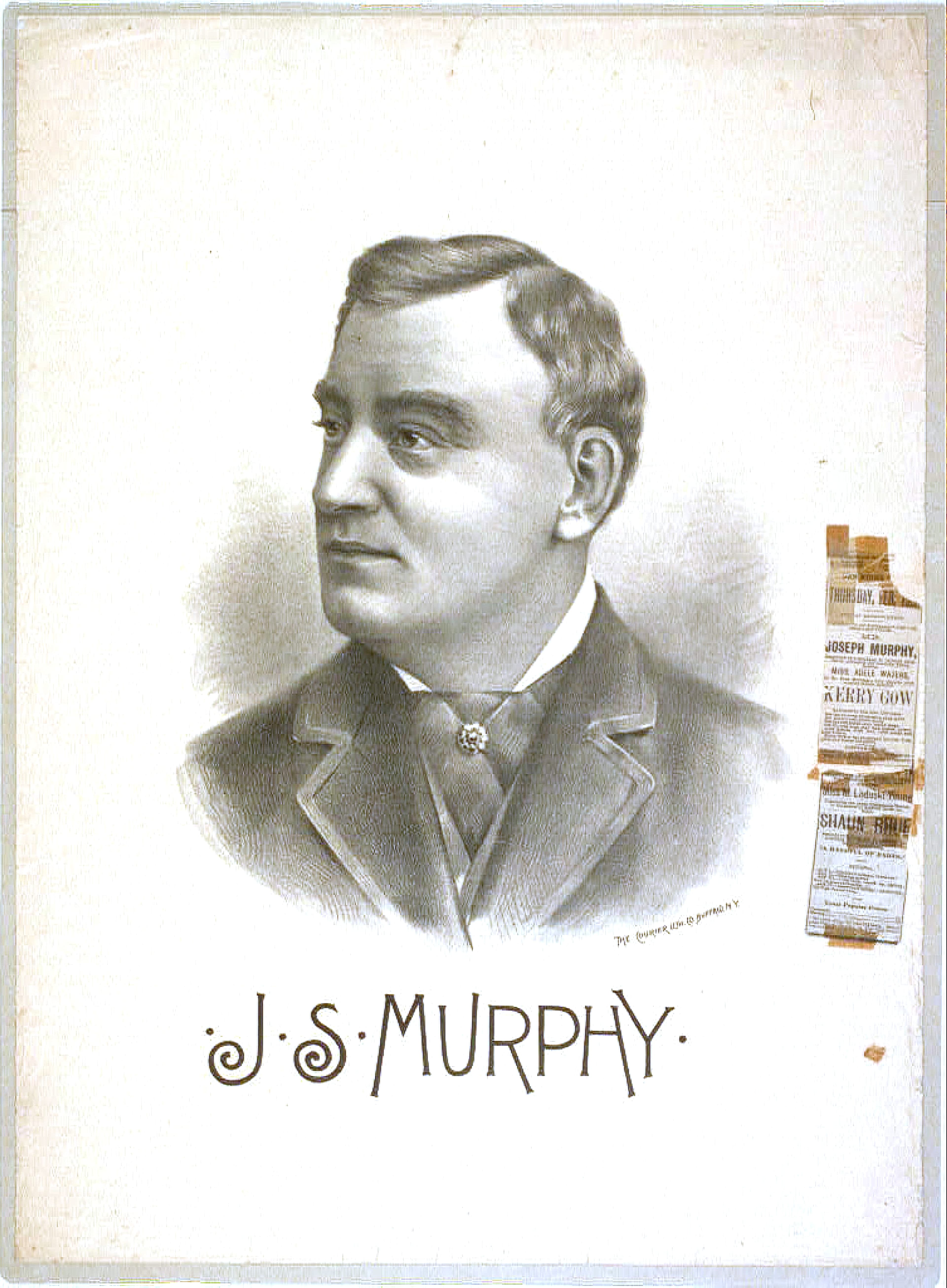 J. S. Murphy, American Touring Actor Portrait, 1890s
